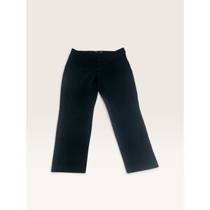 Old Navy Pixie High Rise Women Size 10 Black Straight Leg Dress Pants 0387